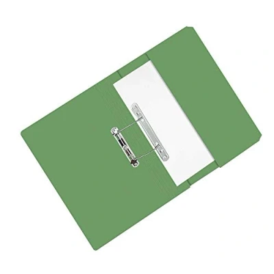 Image of ValueX Transfer Pocket File, Foolscap, Green, Pack of 25