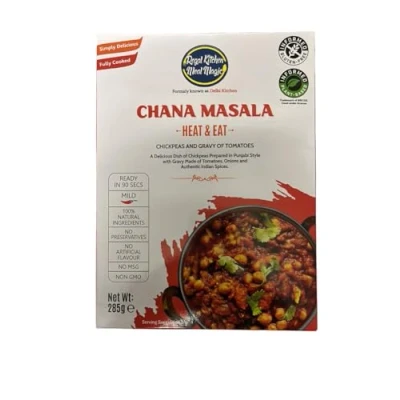 Image of Authentic Indian Curries/vegan/Delhi Kitchen/Ready meal/CHANA MASALA /CHICKPEAS&amp;GRAVY of TOMATOES/285 Pack 2