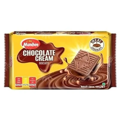 Image of Munchee Chocolate Cream Biscuits 400g Pack of 4 Authentic Taste Sri Lanka