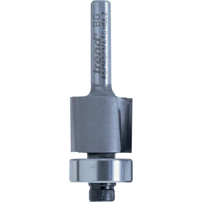 Image of Trend Professional Trimming Cutter, 1/2 Inch Shank, 18.2mm Cut Diameter, 50mm Length, Tungsten Carbide Tipped, 46/22X1/2TC