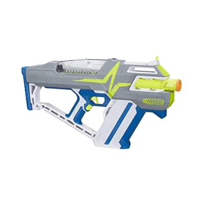 Image of Nerf Hyper Motorized Blaster Mach 100 80 Foam Balls Glasses Speed 33m/s Easy Refill Capacity L