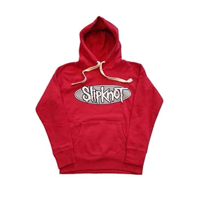 Image of Paradiso Clothing Slipknot DON T EVER Judge ME Hoodie, Size: Large, Red