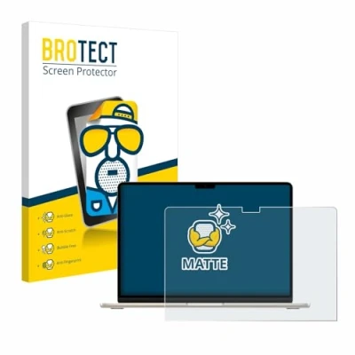 Image of brotect Screen Protector Anti Glare compatible with Apple MacBook Air 15&quot; M3 2024 Matte, Fingerprint Protection Film