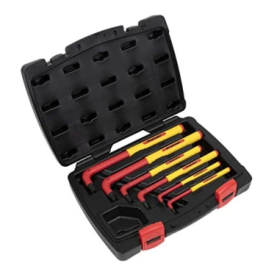 Image of Sealey Premier Hex Key Set 6pc Extra Long VDE