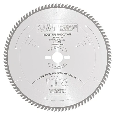 Image of CMT Orange Tools 285.096.12 M Circular Saw Blade 300 x 3.2 30 Z 96 ATB 15 Degrees Silent