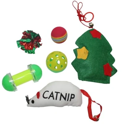 Image of Widdle Gifts Christmas Stocking Cat Toys Gift for Pets 27cm 5712