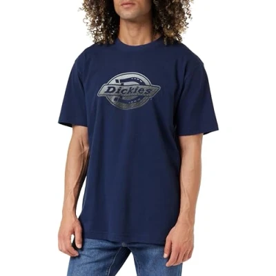 Image of Dickies Men&#039;s SS Logo Graphic T Shirt 2, Ink Navy, XXL