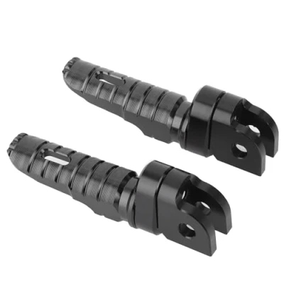 Image of aqxreight Front Foot Pegs, 1 Pair of Pegs Pedals Motorcycle Modification Fit for CB125R CB300R CB1300SF CB600F[black]