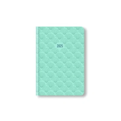 Image of Letts of London By the Sea A6 week to view 2025 diary Aquamarine
