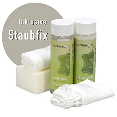 Image of Keralux Leather Care Kit P with Cleaning Glove