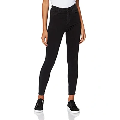 Image of 7 For All Mankind Women&#039;s Aubrey Skinny Jeans, Black (Black UX), 32W / 27L
