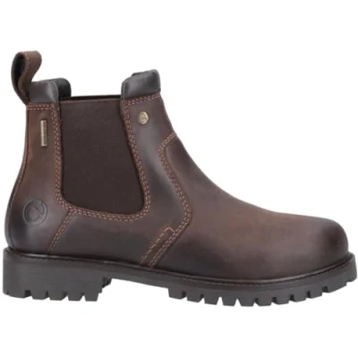 Image of Cotswold Pamington Brown Ankle Boots For Female Size 40