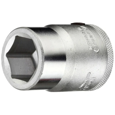 Image of GEDORE Socket, 3/4&quot; 20 mm drive, Hexagonal, 21 width, Tool, 32 21, Chrome plated steel