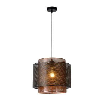 Image of Orrin Modern Pendant Light Ø 34cm 1xE27 Black