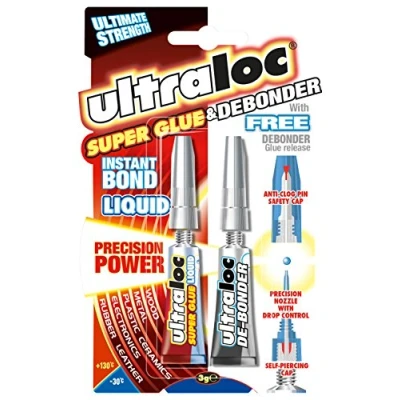 Image of Ultraloc Super Glue 3G Liquid + DEBONDER Single Unit
