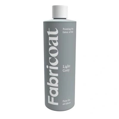 Image of Fabricoat Fabric Paint Restore or Change the Colour of Any Directly Onto Transform Anything Sofas, Lampshades, Car Interiors (250ml, Light Grey)