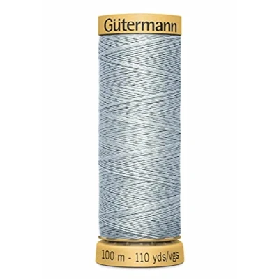 Image of Gütermann GNE50 6117 Sewing Thread, Cotton, Blue, 100 m