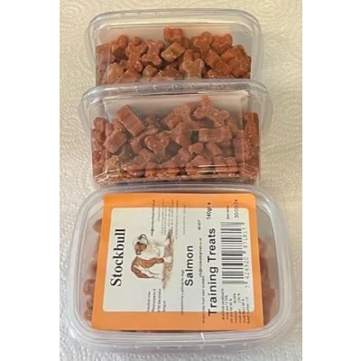 Image of Stockbull Dog Training Treats Salmon (3 x 140g Tubs)