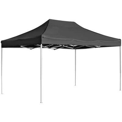 Image of vidaXL Professional Folding Party Tent Aluminium 4.5x3 m Anthracite
