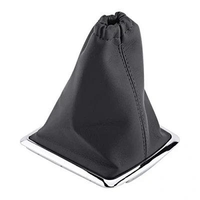 Image of Gear Stick Cover, Shift Knob Universal PU Leather Car Cover Boot Compatible Focus 2005 2012
