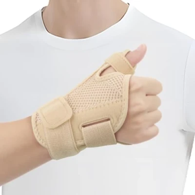 Image of OWill Carpal Tunnel Wrist Splint Thumb Support for Arthritis Pain Relief Right Hand Left Brace Tendonitis (Beige)