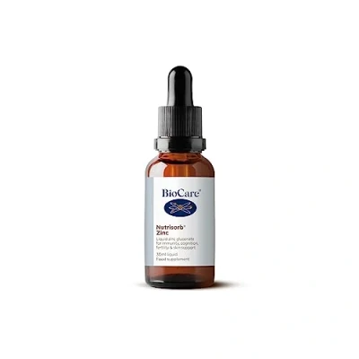 Image of BioCare Nutrisorb Liquid Zinc Immunity, Cognitive Function, Fertility &amp; Skin Health 30ml