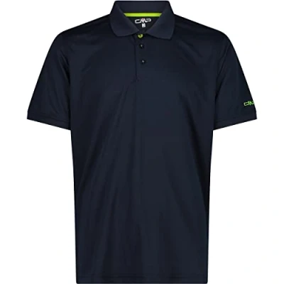 Image of CMP Men&#039;s Polo Shirt, B.Blue Limegreen, 50