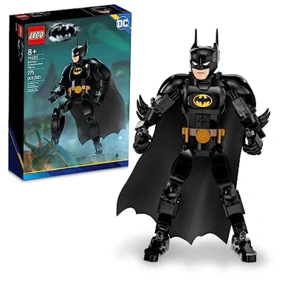 Image of LEGO DC Batman Construction Figure 76259 Buildable Action Figure, Fully Jointed Toy for Play and Display with Cape Authentic Details from the Returns Movie, 8 Year Olds