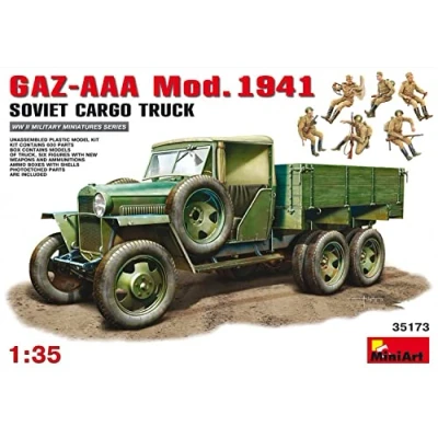 Image of Miniart 1:35 Scale GAZ AAA Cargo Truck Mod. 1941&quot; Plastic Model Kit