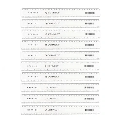 Image of Q Connect Acrylic Shatter Resistant Ruler 30cm Clear (Pack of 10) KF01107Q