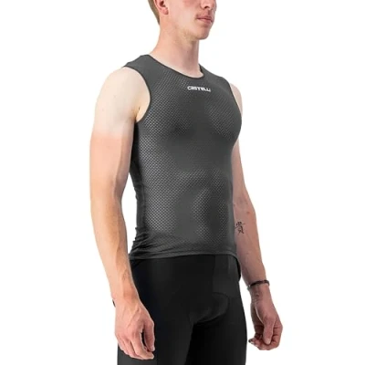 Image of CASTELLI Men&#039;s PRO MESH 2.0 Sleeveless T Shirt, Black, S