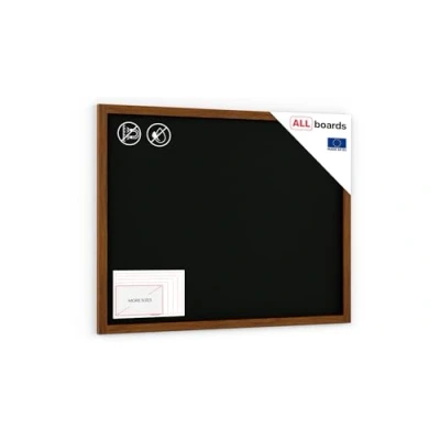 Image of ALLboards Chalkboard with Varnished Wooden Frame 120x90cm, Chalk Writing Board