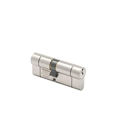 Image of Sterling TS007 BS1 1 Star Police Approved Secured by Design Euro Door Cylinder, Satin Nickel, 40mm x (80mm Total)