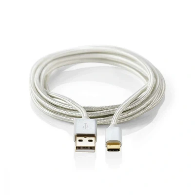 Image of Nedis USB 3.1 Cable (Gen1) Type C Male 2.0 m Aluminium