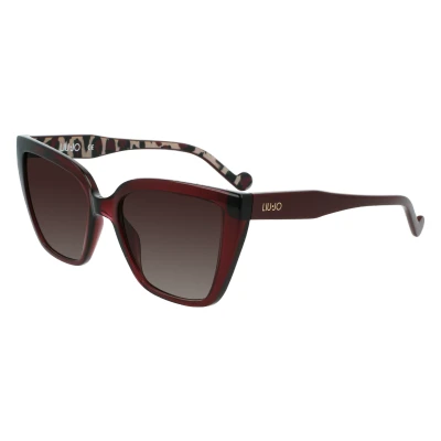 Image of LIU JO Sunglasses, Women&#039;s, Size: One Size, Wine