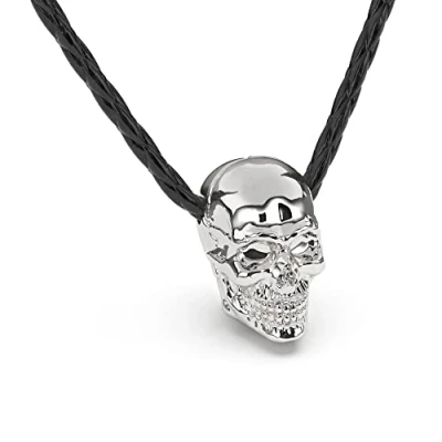 Image of SERASAR Premium Leather Necklace for Men Stainless Steel Pendant Secure Clasp Three Colours Jewellery Box Included, 50, Leather, No Gemstone
