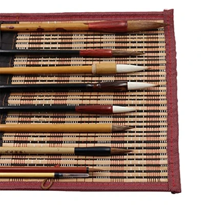 Image of CENPEK 9Pcs set Excellent Chinese Calligraphy Brush Kanji Japanese Sumi Drawing