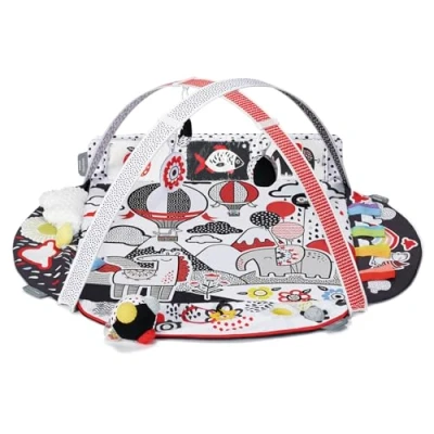 Image of Kinderkraft Sensory Mat 4SMART, Educational Mat, from Birth, Dry Pool, with Accessories, Toys Included, Soft, Multifunctional