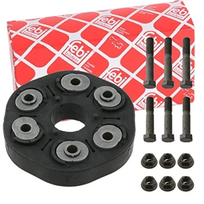 Image of 26117518443, 26117518443S1 Drive Shaft Coupler FEBI BILSTEIN 43523 105mm with bolts/screws nuts BMW: 3 Touring, Saloon, Coupe