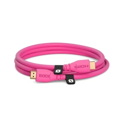 Image of RØDE HDMI 1.5 Premium High Speed Cable with Ethernet (1.5m/5ft, Pink)