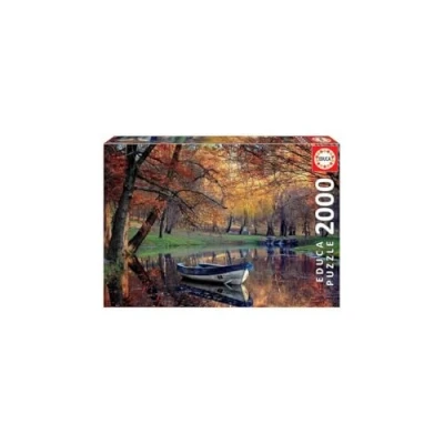 Image of Educa 19275 2000 Boat on the Lake, multicoloured