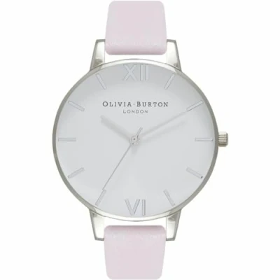 Image of Olivia Burton Analogue Quartz Watch for Women with Blush Leather Strap OB16BDW34