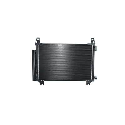 Image of 884600D200 Condenser NRF EASY FIT 350062 with dryer, seal ring 15,5mm 10,1mm Aluminium 500mm TOYOTA: Yaris III Hatchback