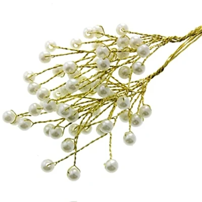 Image of Corsage Creations Bead Bunch 6mm Cream (12 Sprays per pk)