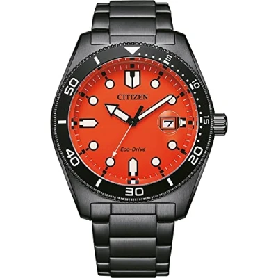 Image of Citizen Men Analogue Japanese Quartz Watch with Stainless Steel Strap AW1765 88X