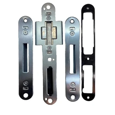 Image of Lockmaster Universal Composite Deadbolt/Hook Door Keep Set