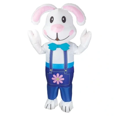 Image of Wicked Costumes Adult Funny Inflatable Easter Bunny Fancy Dress Costume