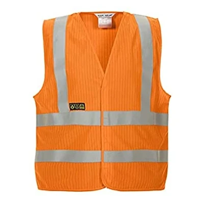 Image of Mably High Visibility Flame Retardant Anti Static Waistcoat Large XL
