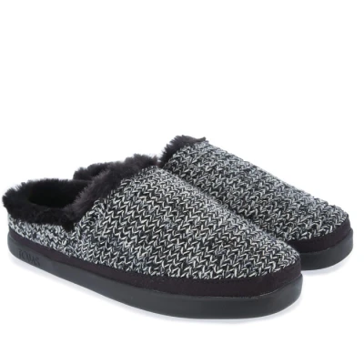 Image of Toms Womenss Sage Slippers in Black Size UK 4