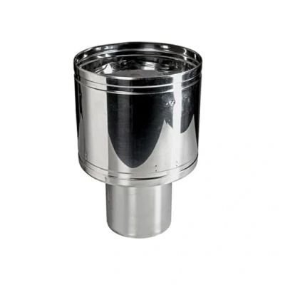 Image of Stainless Steel Cowl 150mm Stove Chimney Liner Cover Rain Protector Pipe Cap Ducting Wood Burner Pot Woolper (150mm)
